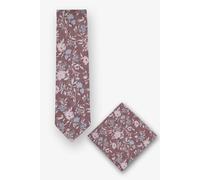 REAL GUYS by J.PLOENES - Krawatte + Tuch in Box rot, 7 cm x 148 cm