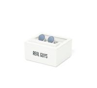 Real Guys Manschettenknöpfe blau, Einfarbig