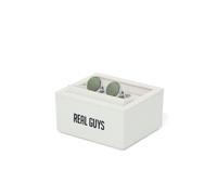 REAL GUYS by J.PLOENES - Manschettenknöpfe in Box gruen - Gr. - OS