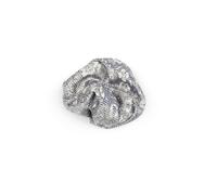 Real Guys Einstecktuch navy, Blumen