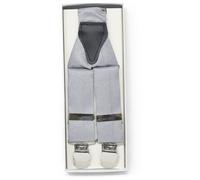 Real Guys Hosenträger grau, Einfarbig