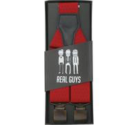 Real Guys Hosenträger rot, Gepunktet