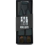 Real Guys Hosenträger schwarz/grau, Gemustert
