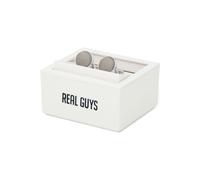 Real Guys Manschettenknöpfe braun, Einfarbig