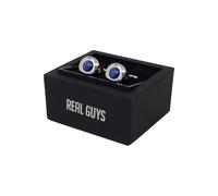 Real Guys Manschettenknöpfe silber, Einfarbig