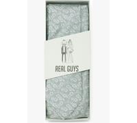 Real Guys Set Krawatte, Einstecktuch grün, Blumen