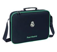 REAL Madrid 2. KIT 25/26 - Geldbörse, Aktentasche, Umhängetasche für außerschulische Aktivitäten, bequem und vielseitig, Qualität und Widerstandsfähigkeit, 38 x 6 x 28 cm