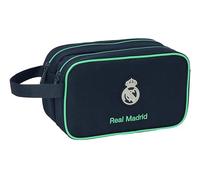 REAL Madrid 2. KIT 25/26 - Großer Kulturbeutel für die Schule, Kulturtasche für Kinder, anpassbar an den Trolley, bequem und vielseitig, 26 x 12,5 x 15 cm