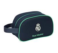 Real Madrid 2. Mannschaft 25/26, Kulturbeutel für Kinder, mittelgroß, mit Griff, Kinder-Kulturbeutel, anpassbar an den Wagen, einfache Reinigung, bequem und vielseitig, Qualität und