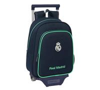 Real Madrid 2. Team 25/26 Kinderrucksack mit Trolley Safta 705, ideal für Kinder verschiedener Altersgruppen, bequem und vielseitig, Qualität und Widerstandsfähigkeit, 27 x 10 x 33 cm