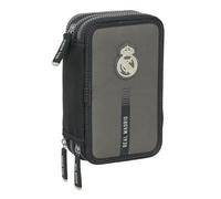 Real Madrid 3. Team 24/25, Schuletui mit 37 Utensilien, Federmäppchen für Kinder, ideal für Kinder von 5 bis 14 Jahren, bequem und vielseitig, Qualität und Widerstandsfähigkeit, 12,5 x 5,5 x 19,5 cm,