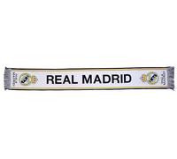 Real Madrid TokyRu Sports Schal Telat Nr. 30, lizenziert, 140 x 20 cm., weiß, Einheitsgröße