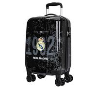 Real Madrid Cabine Real Koffer, offizielle Kollektion, 48,3 cm, Schwarz, 50 x 37 x 20 cm, Sport, Schwarz , 50 x 37 x 20 cm, Sport