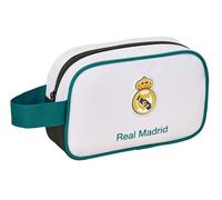 Real Madrid Equiicion 26/27 Kulturbeutel für Kinder, klein, Kulturbeutel, ideal für Verschiedene Altersgruppen, bequem und vielseitig, Qualität und Widerstandsfähigkeit, 22 x 8 x 13,5 cm