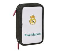 Real Madrid Equiicion 26/27 Schulmäppchen für Kinder, Federmäppchen mit Farben, mit 29 Utensilien, ideal für Kinder von 5 bis 14 Jahren, bequem und vielseitig, Qualität und Widerstandsfähigkeit, 12,5