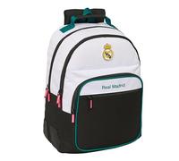Safta Schulrucksack Real Madrid 26/27 Double 20 l Weiß Kinder 32 x 15 x 42 cm