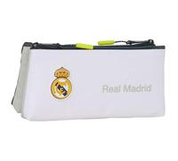 Real Madrid Equipacion 25/26 Kulturtasche für Kinder, mit einfachem Reißverschluss, ideal für Kinder verschiedener Altersgruppen, bequem und vielseitig, Qualität und Widerstandsfähigkeit, 22 x 8 x 10