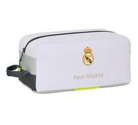 Safta Mittelgroße Schuhtasche Real Madrid EQUIPACIÓN 25/26 – 34 x 18 x 15 cm weiß, vielseitig