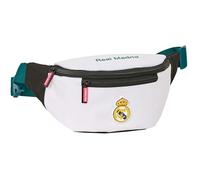 Real Madrid Equipacion 26/27 Gürteltasche mit Außentasche, ideal für Jugendliche und Kinder verschiedener Altersgruppen, bequem und vielseitig, Qualität und Widerstandsfähigkeit, 23 x 9 x 12 cm