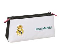 Real Madrid Equipacion 26/27 Kulturbeutel für Kinder, mit einfachem Reißverschluss, ideal für Kinder verschiedener Altersgruppen, bequem und vielseitig, Qualität und Widerstandsfähigkeit, 22 x 8 x 10