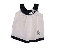 Real Madrid FC Baby Mädchen (0-24 Monate) A-Linie Kleid Weiß Schwarz, A-Linie, RM58, Weiß, RM58 30-36 Monate