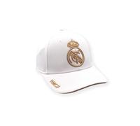 Real Madrid FC Rm3go19p Kindermütze, verstellbar, Weiß/Gold 2019 2020, Unisex, Einheitsgröße