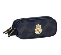 Real Madrid Federmäppchen 23/24, mit Reißverschluss, Federmäppchen für Kinder, geeignet für Kinder von 5 bis 14 Jahren, bequem und vielseitig, Qualität und Widerstandsfähigkeit, 21 x 7 x 8,5 cm,