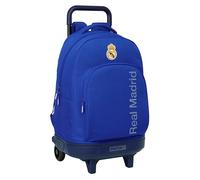 Safta Real Madrid 33l 33x45x22 Cm Wheeled Backpack Blau Kinder