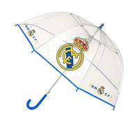 Real Madrid Handschirm für Kinder, transparent, mit offiziellem Design von Real Madrid, manuelle Sicherheitsöffnung