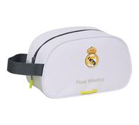 Real Madrid Kleine Umhängetasche 25/26 Ausrüstung für Schule und Freizeit Alltag - Kleine Umhängetasche Real Madrid mit verstellbarem Gurt und Mehreren Taschen, Kosmetiktasche mit 1 Trolleygriff