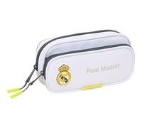 Real Madrid Kleine Umhängetasche 25/26 Ausrüstung für Schule und Freizeit Alltag - Kleine Umhängetasche Real Madrid mit verstellbarem Gurt und Mehreren Taschen, Federmäppchen, Modisch