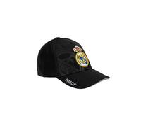 Real Madrid Offiziell lizenzierte Kappe Nr. 45, Schwarz, Erwachsenengröße, Schwarz , 58