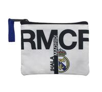 Real Madrid Geldbörse, rechteckig, weiß, 12,5 x 9 cm, Lässig