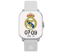 Real Madrid RM2005-10 offizielle Smartwatch, weiß, kompatibel mit Android und iOS, Weiß, Weiß
