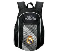 Real Madrid Rucksack, offiziell lizenziertes Real M. Team Club Logo Erwachsene Fußball Fan Rucksack