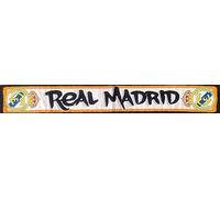 Real Madrid Schal aus Stoff, Graffiti, Orange, 20 x 70 cm, offizielles Produkt RMCF