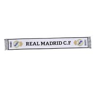 Real Madrid Schal aus weißem Stoff [AB3931]