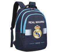 Real Madrid Schulrucksack mit 3 Fächern, offizielle Kollektion