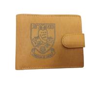 Real Madrid Sheffield Wednesday Premium Ledergeldbörse RFID in grauem Samtbeutel