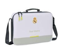 Real Madrid Tasche für Schule 25/26 für Bücher und Material - Geldbörse für Überschule Real Madrid mit Griff für Aktivitäten und Schule