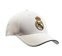 Real Madrid Unisex Gorra Nº44 Baseballkappe, weiß, L