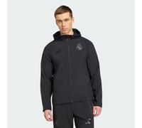 Real Madrid Travel Full Zip Windbreaker Black 2XL