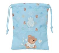 Real Madrid Vorschule blau - Lunchtasche, Qualität und maximale Widerstandsfähigkeit, für Mahlzeiten, Freizeit, 20 x 25 cm