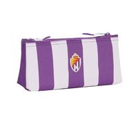 Real Valladolid Kulturbeutel für Kinder, mit einfachem Reißverschluss, ideal für Kinder verschiedener Altersgruppen, bequem und vielseitig, Qualität und Widerstandsfähigkeit, 22 x 8 x 10 cm, Violett