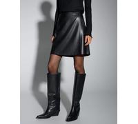 OPUS Minirock in Leder-Optik Modell 'Reana cosmic' in Black, Größe 34