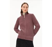 REBECCAA GMT DYE | Strickjacke aus Bio-Baumwolle - lila (S)