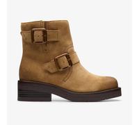 Rebelle Schnalle Walnuss Wildleder Stiefel 39,5 EU/IT