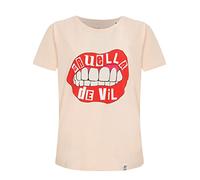 Recovered Disney Cruella Devil Lips Pale Pink Fitted T-Shirt by M