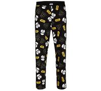 Recovered Mens Star Wars Lounge Pants - Adults Darth Vader & Storm Trooper All Over Print Cotton Fabric - PJs Pyjamas Bottoms for Loungewear Nightwear