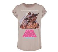 Recovered Star Wars Darth Vader Pale Pink Womens Boyfriend T-Shirt by XXL